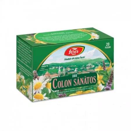 Ceai Colon Sanatos, D88, 20 plicuri, Fares - Delumani - Magazin Online Romanesc 