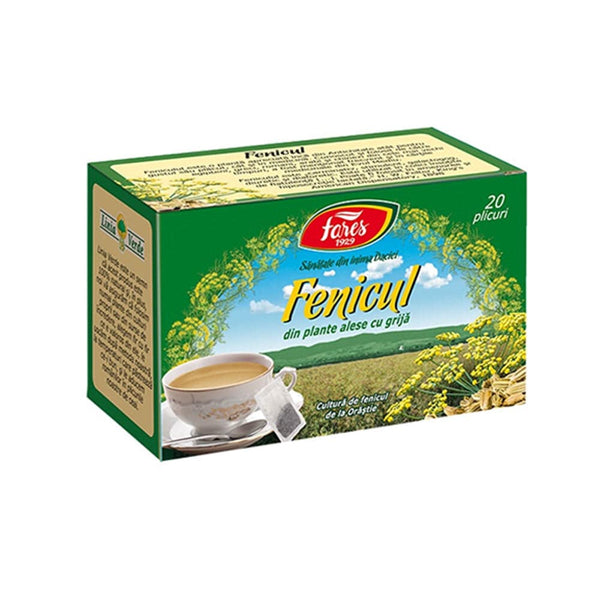 Ceai de fenicul, 20 plicuri, Fares - Delumani - Magazin Online Romanesc 