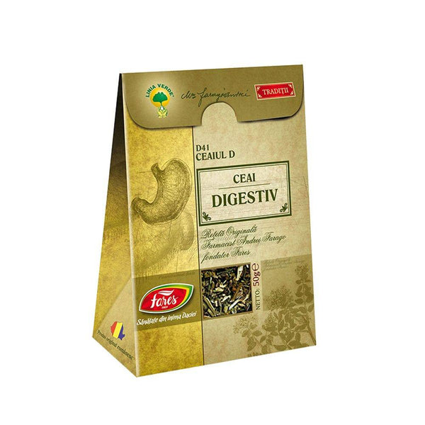 Ceai Digestiv, D41, 50 g, Fares - Delumani - Magazin Online Romanesc 