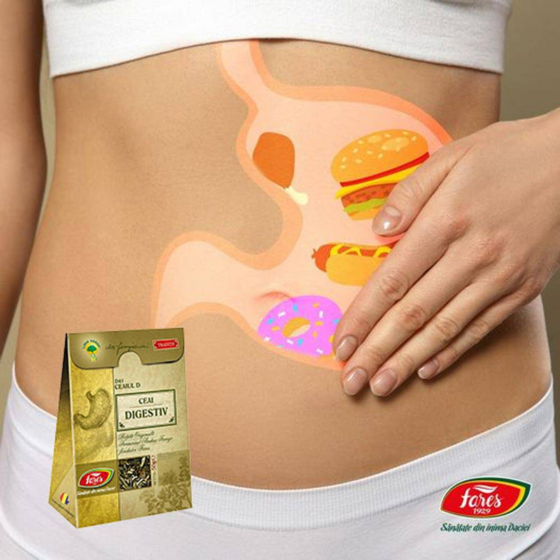 Ceai Digestiv, D41, 50 g, Fares - Delumani - Magazin Online Romanesc 