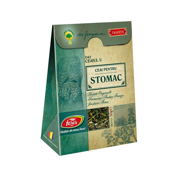 Ceai Pentru Stomac, D42, 50 g, Fares - Delumani - Magazin Online Romanesc 