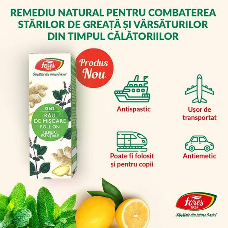 Ulei Rau de Miscare, 5 ml, Fares - Delumani - Magazin Online Romanesc 