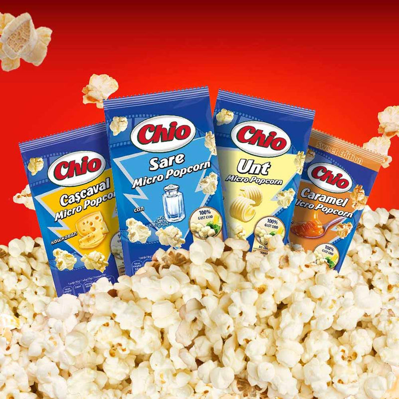 Popcorn Chio cu sare, pentru microunde - Delumani - Magazin Romanesc 