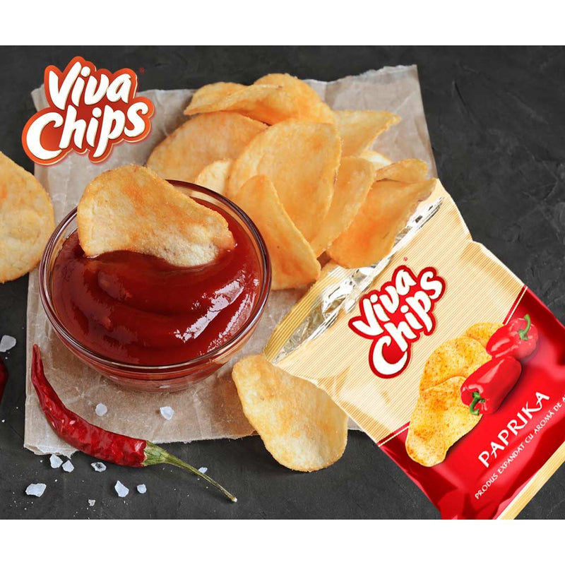 Viva chips cu aroma de ardei