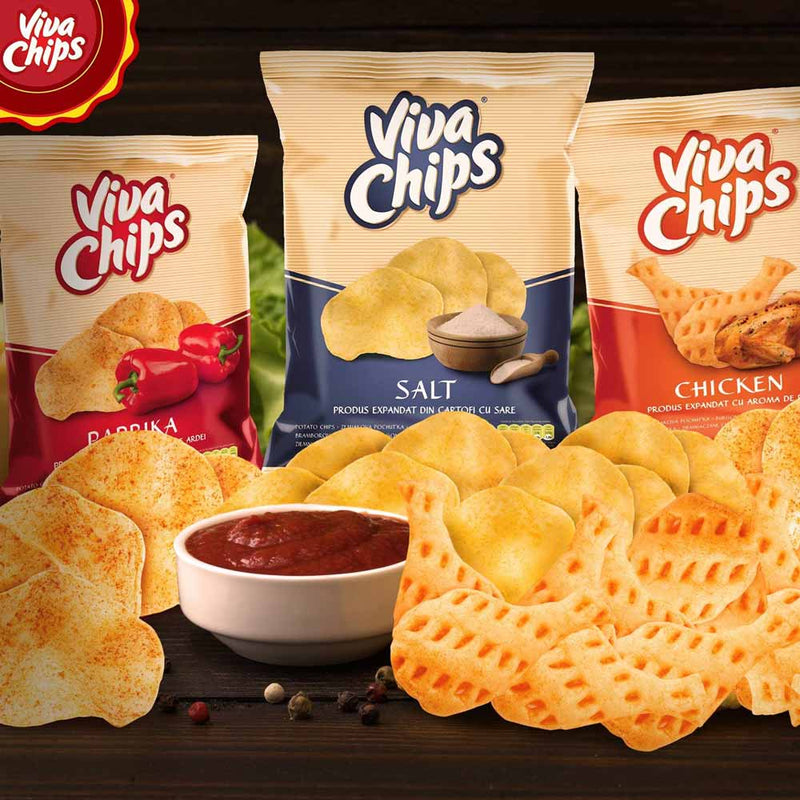 Viva Chips cu aroma de pui