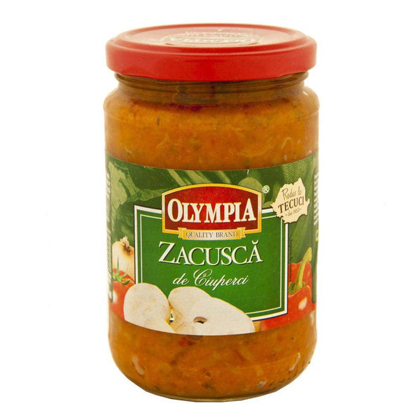 Zacusca cu ciuperci Olympia - Delumani - Magazin Romanesc 